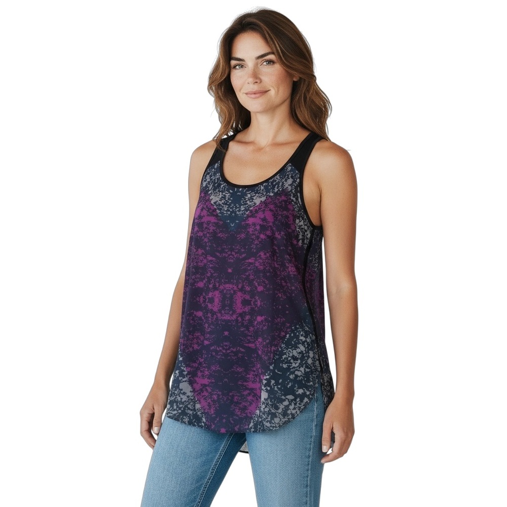 CABI Woman’s Heart of Cabi Racerback Tunic Tank Top size Medium